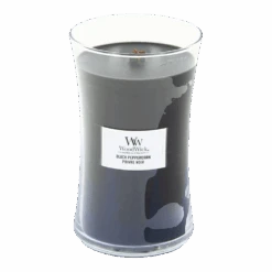 Woodwick Black Peppercorn Large Candle - Geurkaars -Flamingo Verkoop woodwick black peppercorn large candle geurskaars 2 5