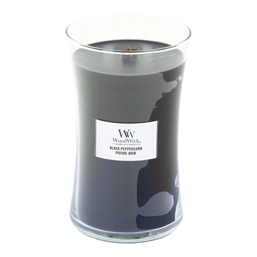 Woodwick Black Peppercorn Large Candle - Geurkaars - Afbeelding 2