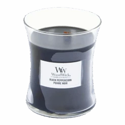 Woodwick Black Peppercorn Medium Candle - Geurkaars -Flamingo Verkoop woodwick black peppercorn medium geurskaars 2 5