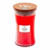 Woodwick Crimson Berries Large Candle - Geurkaars -Flamingo Verkoop woodwick crimson berries large candle geurskaars 1 5