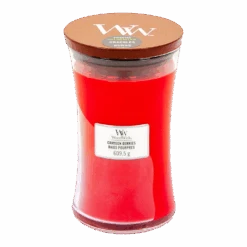 Woodwick Crimson Berries Large Candle - Geurkaars