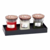 Woodwick Deluxe Gift Set Mini Jar Autumn/Winter - Geurkaars -Flamingo Verkoop woodwick deluxe gift set mini jar autumn winter geurskaars 1 1