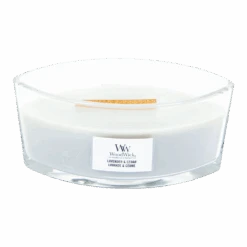 Woodwick Lavender & Cedar Ellipse Candle - Geurkaars -Flamingo Verkoop woodwick lavender cedar ellipse candle geurskaars 2 5