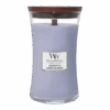 Woodwick Lavender Spa Large Candle - Geurkaars -Flamingo Verkoop woodwick lavender spa large candle geurskaars 1