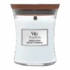 Woodwick Magnolia Birch Medium Candle - Geurkaars -Flamingo Verkoop woodwick magnolia birch medium candle geurkaars 1