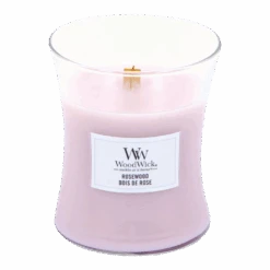 Woodwick Rosewood Medium Candle - Geurkaars -Flamingo Verkoop woodwick rosewood medium candle geurskaars 2 5