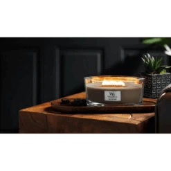 Woodwick Sand & Driftwood Ellipse Candle - Geurkaars -Flamingo Verkoop woodwick sand driftwood ellipse candle geurskaars 2