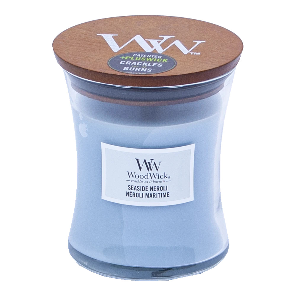 Woodwick Seaside Neroli Medium Candle - Geurkaars 3 Woodwick Seaside Neroli Medium Candle - Geurkaars