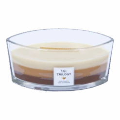 Woodwick Trilogy Cafu00e9 Sweets Ellipse Candle - Geurkaars -Flamingo Verkoop woodwick trilogy cafe sweets l candle geurskaars 2