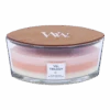 Woodwick Trilogy Island Getaway Ellipse Candle - Geurkaars -Flamingo Verkoop woodwick trilogy island getaway l geurskaars 1