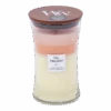 Woodwick Trilogy Island Getaway Large Candle - Geurkaars -Flamingo Verkoop woodwick trilogy island getaway xl geurskaars 1