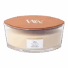 Woodwick Vanilla Bean Ellipse Candle - Geurkaars 2 Woodwick Vanilla Bean Ellipse Candle - Geurkaars -Flamingo Verkoop woodwick vanilla bean ellipse candle geurskaars 1