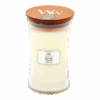 Woodwick White Teak Large Candle - Geurkaars -Flamingo Verkoop woodwick white teak large candle geurskaars 1 4