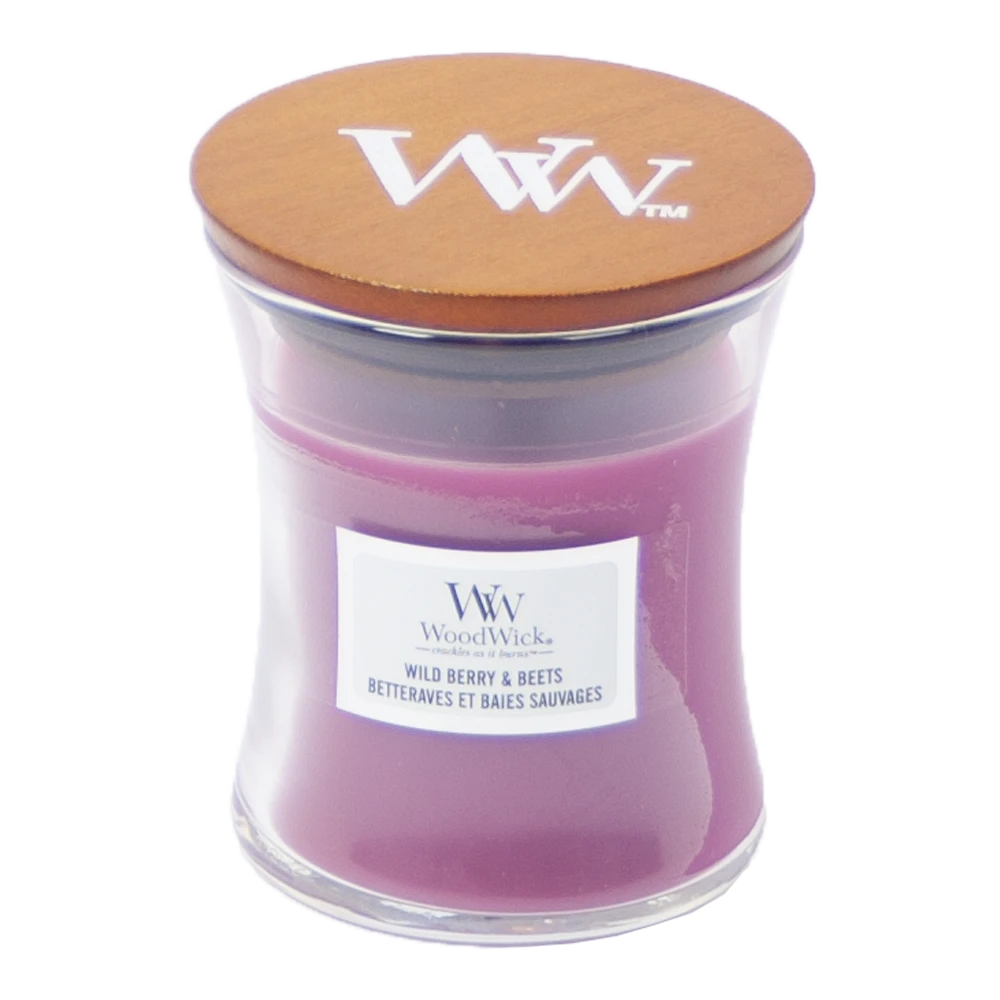 Woodwick Wild Berry & Beets Mini Candle - Geurkaars 3 Woodwick Wild Berry & Beets Mini Candle - Geurkaars